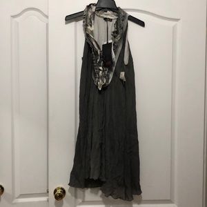 NWT RA-RE dress w/leather details Sz 8 euro 44